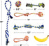 Small Puppy Dog Rope Toys for Play, Chew, Teething, and Boredom - for Smaller Dogs (6-Pack)