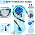 Hydration Backpack with 3L Bladder for Men & Women - Thermal Insulation Daypack