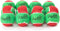 Midlee 1.5" Mini Squeaker Christmas Dog Tennis Balls - Red/Green Pack of 12