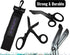 Stainless Steel Dive Scissors/Shears with Sheath and Swivel Clip for Fishing and Hunting