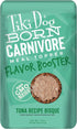 Tiki Dog Born Carnivore Flavor Booster, Tuna Recipe Bisque, Grain Free Meat