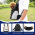Pawaboo Pet Dog Carrier Backpack, Adjustable Breathable Front Carrier for Small Medium Dogs and Cats (Black M)