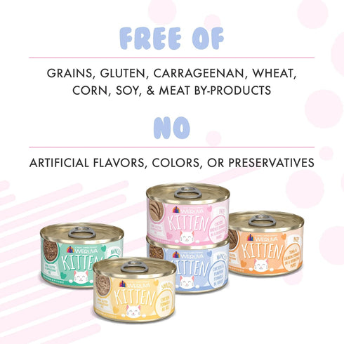 Pack, 3oz (Pack 12) Weruva Kitten, Kitten Can Jam! Variety Can