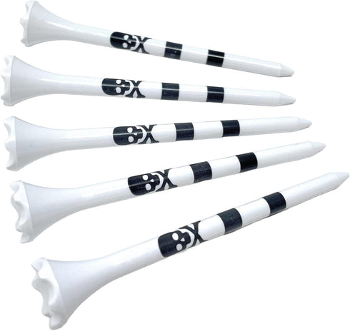 NorthPointe Skull and Crossbones Golf Tees, Plastic, 3 1/4-100 Tees in Bulk
