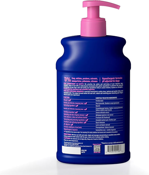 16 oz, DOUXO Skin & Coat SPA - Ultra-Safe Sensitive Skin Soothing Shampoo, fl Skin-Friendly Formula Cleans and Soothes