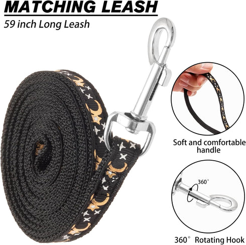 Cat Harness and Leash Set, Escape Proof Adjustable for Outdoor Walking with Safety Buckle for Small Animals