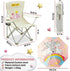 BUSYSIR Kids Beach Folding Camping Chair - Kids Camping Chair with Outdoor Umbrella - Lightweight and Sturdy