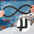 20 Pcs Aquarium Floating Plant Rings, Round Square Foam Circles for Fish Feeding, 5 Sizes (Black)