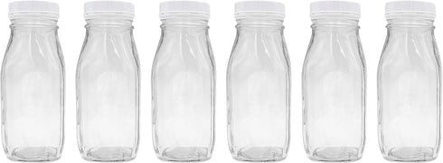 Shenandoah Homestead Supply 12 oz. Glass Bottle with Screw On Cap (6 pack)