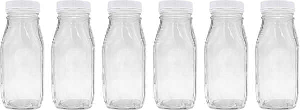 Shenandoah Homestead Supply 12 oz. Glass Bottle with Screw On Cap (6 pack)