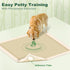 28"x34", 4-Corner (40 Counts) MIZOK Dog Pee Pads Extra Large Bamboo Puppy Pads Super Absorbent & Leak-Proof, Adhesive