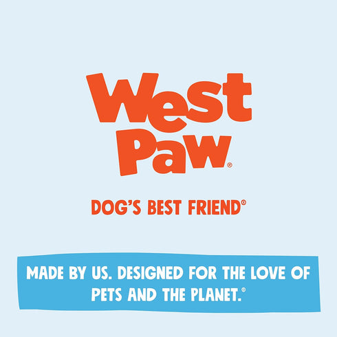 WEST PAW Funnl Dog Chew Toy - Interactive Treat Toy, Fillable with Earth Animal No-Hide Chews, Large