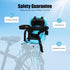 Rear Baby Bike Seat with Handrail - Child Carrier for Safe Riding