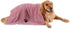 Bone Dry Pet Grooming Towel Collection - Absorbent Microfiber X-Large, 41x23.5", Embroidered Rose