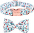 Unique Style Paws Christmas Dog Collar, Adjustable Bow Tie Pet Collar Gift for X-Large Boys or Girls Dogs