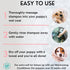 16 fl oz Tearless Puppy Shampoo and Conditioner - Anti Itch Dog Shampoo for Sensitive Skin with Coconut Oil