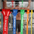 Resistance Bands, Pull Up Bands, Workout Bands for Exercise, Thick Heavy Resistance Band Set with Door Anchor