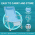 Sport,265 LBS #WEJOY Oversized Heavy Duty Beach Chair,Folding High Back Portable Camping Lawn Chairs for Adults