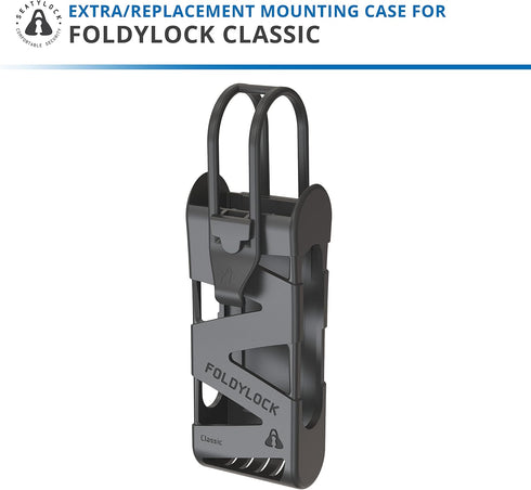FoldyLock Classic Bike Lock Mount Carrying Case, Ultra Lightweight Bracket for Portable Secure Bicycle Accessory