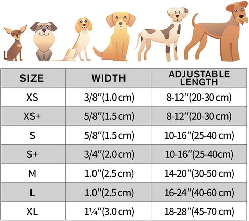 TagME Adjustable Reflective Nylon Dog Collars, Classic Dog Collar with Quick Release Buckle for Large Dogs, Sky Blue,