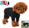 Lovelonglong Black Dog Pajamas, Lightweight Cotton Jumpsuits, 4 Legs Onesies for Large Medium Small Dogs