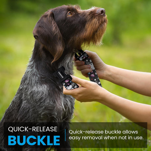 E Collar Replacement Strap, Shock Collar Replacement, Compatible with Pet Safe & Invisible Fence, Medium, Boho Tribal 3