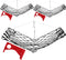 Arrowbash 3 Set Castable Crab Trap with Red Gauge and Bait Clip