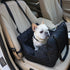 33 lbs VVICOGARD Dog Car Seats for Small Dogs, Removable Airbag Design Black Washable Pet Booster Seat with Thick