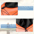 Zerone Universal Kayak Spray Skirt, Adjustable Nylon Cover for Water Sports