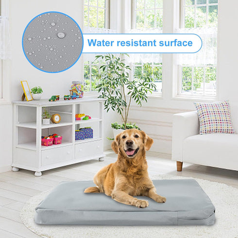 Waterproof Dog Bed Cover, Washable Dog Crate Pad Replacement Cover for 36 Inch Crate, Water Absorbable Pet Puppy Bed