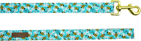 Elegant Little Tail Holiday Dog Leash, Durable Soft Cotton Handle for Small, Medium, Large Dogs