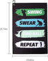 Funny Golf Towel - Printed Microfiber Towels with Clip, Golf Accessories for Men and Women