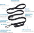 Hotsky Tactical Dog Leash - Heavy Duty for Medium Large Dogs, 4-6Ft Strong Bungee Shock Absorbing with Padded Double