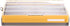 Plano EDGE 3700 Hook Utility Box, Clear/Yellow, Waterproof Tackle Storage Container for Fishing Hooks