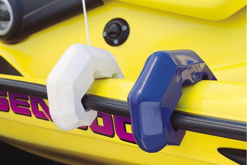 Taylor Made Buoy for Personal Watercrafts, White – 2020108226, Hook Under Quick Attachment, Suction Cup, Inflation Valve