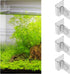 Aquarium Accessories 4Pcs Fish Tank Glass Lids, Stainless Steel Clip Support Holder, Universal Lid Clips for 5mm Glass