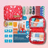 EVERLIT CARE Pack 105 EVERLIT Mini Rescue | Medical Essentials Organized in Portable Storage Bag | Pocket Size Kids