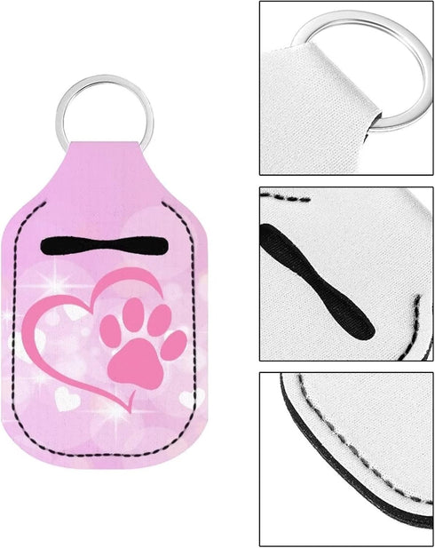 2 Backpack PCS Hand Sanitizer Holder Keychain for Adults Kids Purse