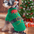 HYLYUN 2 Pack Christmas Dog Shirts - Cute Printed Puppy T-Shirt for Small Dogs and Cats Christmas Cosplay Apparel