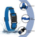 Waterproof Dog Collar, Easy to Clean Rubber with Quick Release Buckle for Small Medium Large Dogs (Blue, L < 15.4-24.8