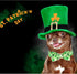 St. Patrick's Day Dog Collar with Bows, Adjustable Green Collar for Medium Small Large Dogs