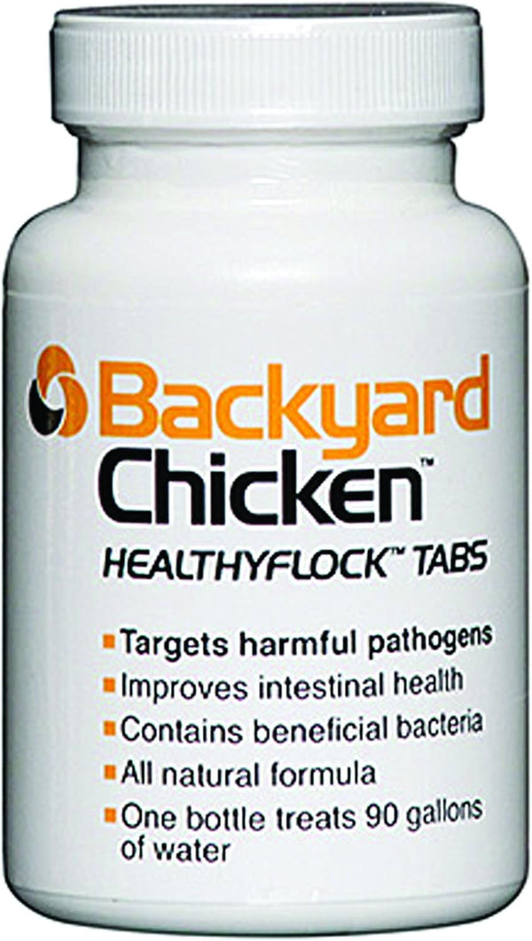 Dbc Agricultural Prdts Backyard Chicken Healthyflock Tabs, 90 Tabs, Treats 90 Gallons of Water