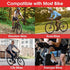 MSDADA Road Bike Seat Mountain Bike Saddle - Soft Cushion Padded Gel Bicycle Seats for Comfort Men Women - Comfortable