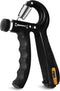 Hand Grip Strengthener Trainer with Adjustable Resistance - 10-130lbs (4.5-59kg) for Muscle Building, Injury Recovery,