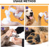 Paw Cleaner for Dogs and Cats, Magic Foam - Clean Paws No-Rinse Foaming Cleanser, Foot Cleaner Brush with Rose Extract