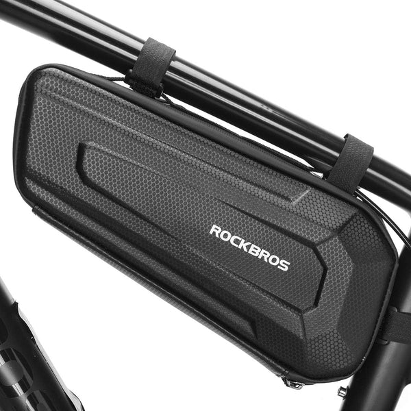 ROCKBROS Water-Resistant Bike Frame Bag, Triangle Storage Pouch for Mountain Road Bike Accessories