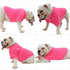 Lovelonglong Dog Costumes Basic Blank T-Shirt Tee Shirts for Medium Dogs, Rosered XXL