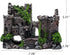 Ancient Castle Design Resin Aquarium Decoration Hideouts Stone Cave Hide House, Fish Tank Accessories for Betta Shrimp Turtle by IBWell