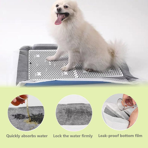 PeSandy 100PCS Chinchillas Rabbit Pee Pads, Pet Toilet/Potty Training Pads, All Absorb & Odor Control Disposable Cage