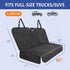 900D ALLANSING XL Back Seat Cover for Full-Size Trucks/SUVs Rear Split Bench, Heavy Duty Waterproof Non-Slip Car Seat